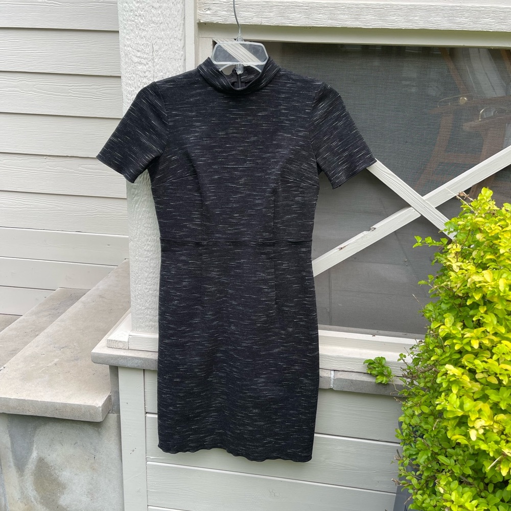 High Neck Fitted Profession Dress